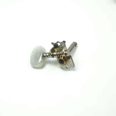 3L/3R Classic Acoustic Guitar Tuning Keys Tuners Head Pegs ,Nickel /Pearloid image 4