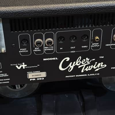 Fender Cyber-Twin 2 x 65-Watt 2x12" Modeling Guitar Combo - Black image 10