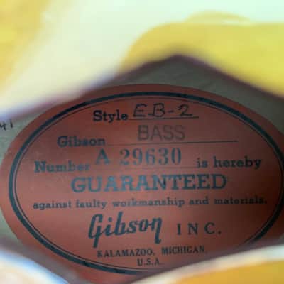 1959 Gibson EB-2 First Edition Bild 14
