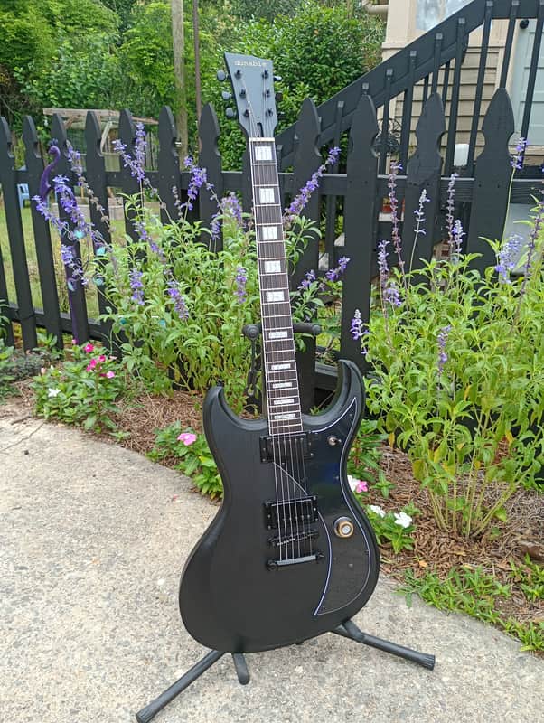 Dunable Guitars Gnarwhal DE, Black Matte with Black Hardware image 1