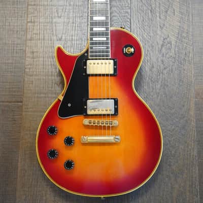 Lefty! 1985 Gibson Les Paul Custom Solid Electric Guitar Vintage Cherry Sunburst + Hard Case image 8