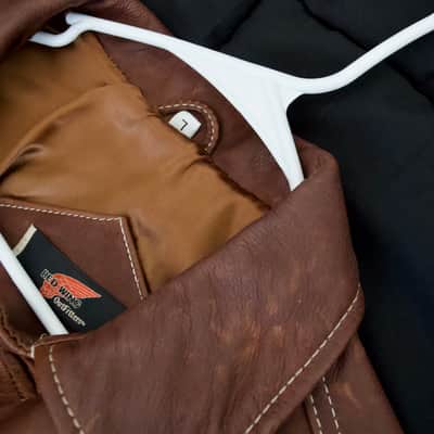 Vintage USA Red Wing Shoes X Eric Clapton Leather Jacket Large VERY RARE 2001 image 13