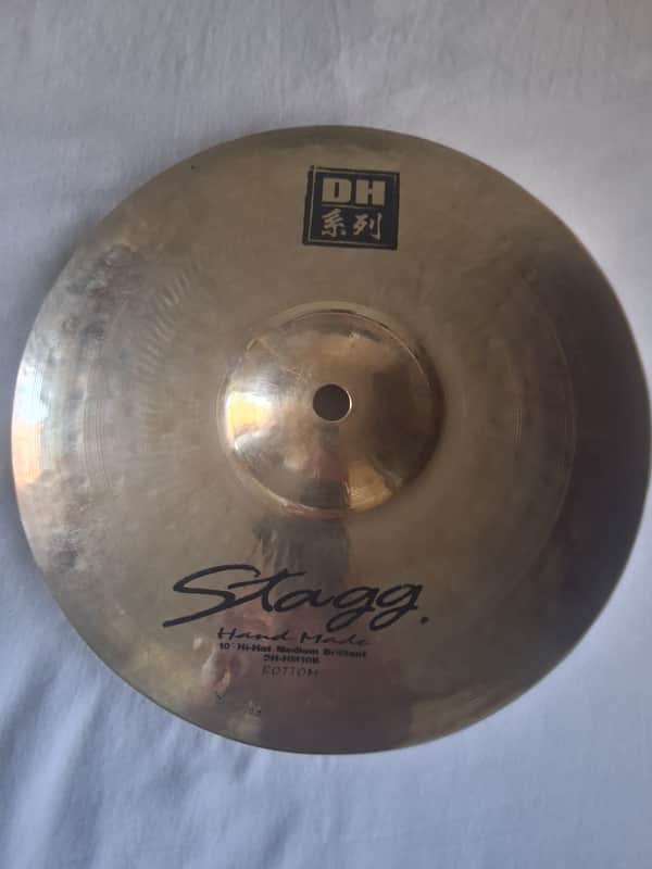 Stagg 10"  DH  hand made Hi Hats (pair) - Brilliant imagen 1