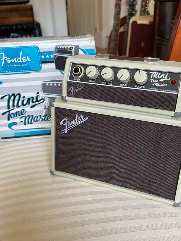 Fender Mini Tonemaster Amplifier With BOX! Tan/Brown image 1