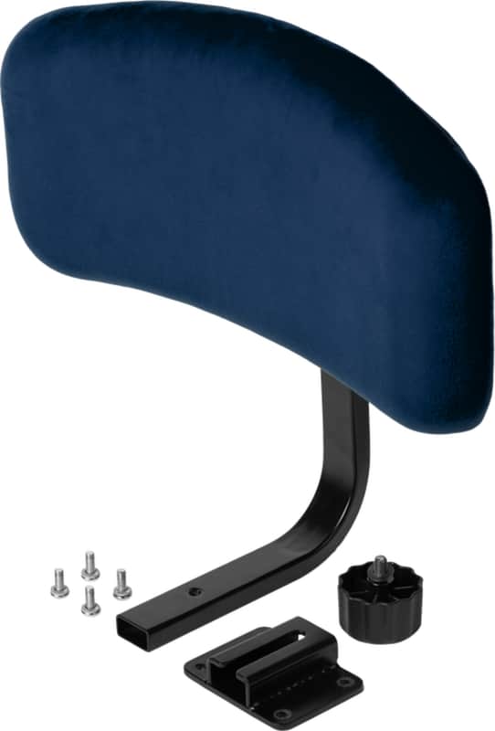 Gator GP-DTH-BR Percussion Drum Throne Backrest, Blue image 1