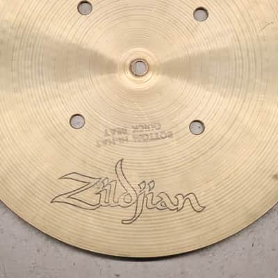 Zildjian 14" A. Avedis Quick Beat Hi Hat Cymbals Vintage 1970's #2 image 16