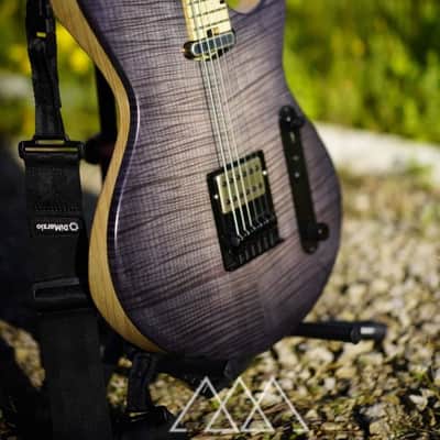 Vergnaud Bariton Djent'o'Caster 2020 (Grey Smoke Purple) image 12
