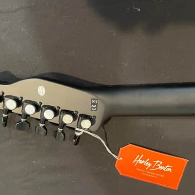 Harley Benton TE-20HH LH SBK Matte Black Tele - Dual Humbuckers - LEFTY - image 14