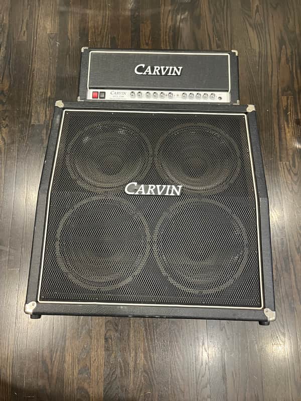 1990s Carvin MTS 3200 Master Tube Half Stack Head & Cab FULLY SERVICED image 1