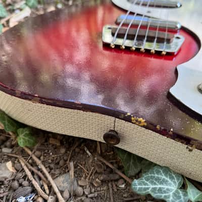 Silvertone Danelectro 1457 1964 Red Burst Made in USA Vintage image 10