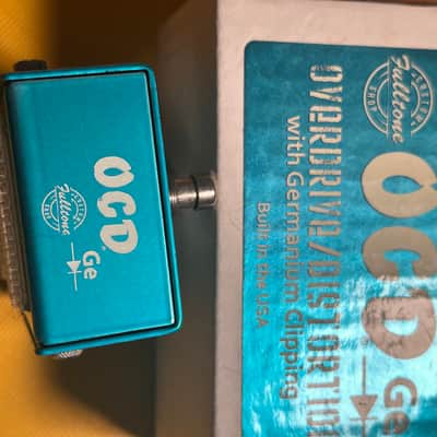 Fulltone Custom Shop OCD-GE Germanium Overdrive 2019 - Tahitian Teal image 5