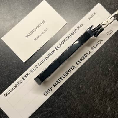 Matsushita Weighted Replacement SHARP/BLACK Key (ESK-8012 Keybeds) for E-Mu Emulator II, Kawai K1, K1 II, K4, K11, Korg DP-80, DS-8, Rhodes Chroma Polaris