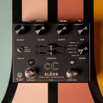 Walrus Audio SLOER Stereo Ambient Reverb Black image 1