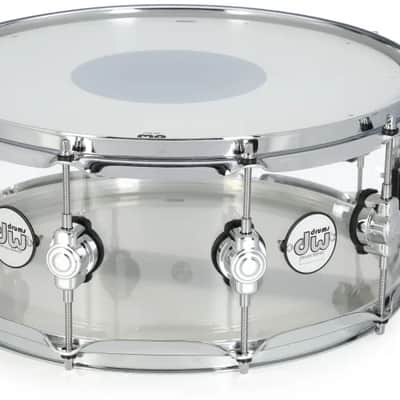 Pearl Crystal Beat Acrylic LED Drum Set 22/10/12/14/16 & DW Snare! image 3
