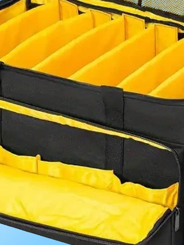 DJ Cable File Bag Organizer Yellow New image 1