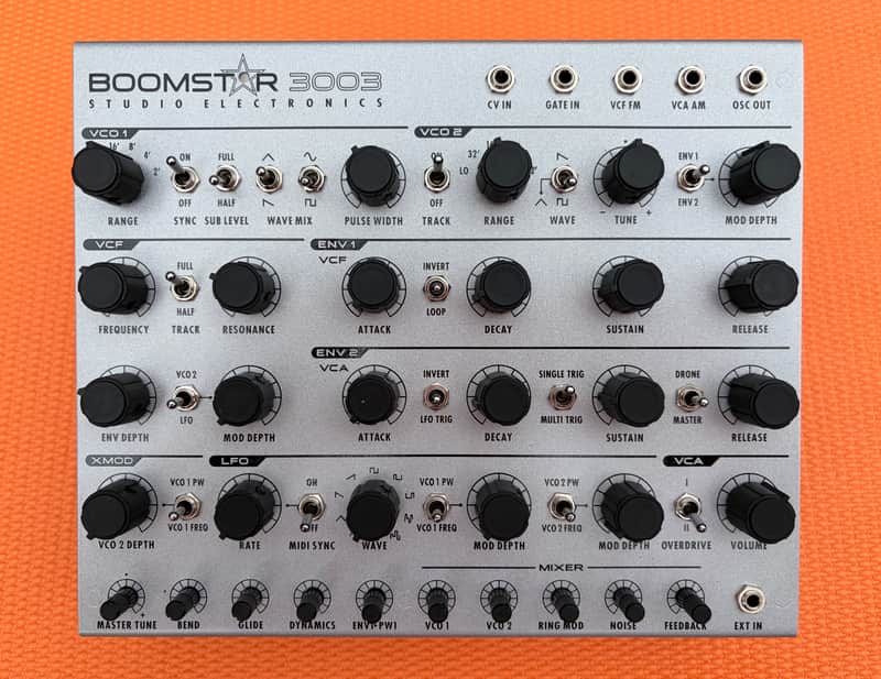 Studio Electronics Boomstar 3003 Desktop Analog Synthesizer - Silver image 1