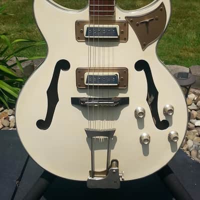 Rare Matsumoku Sekova Barney Kessel Vintage 60s Lawsuit Hollowbody Electric Guitar Made in Japan image 3