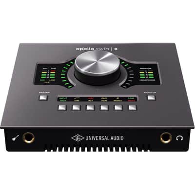 Universal Audio Apollo Twin X QUAD Heritage Edition, EV RE20 Dynamic Broadcast, XLR Cable Bundle image 2