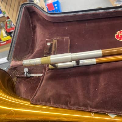 King H.N. White Trombone 1934 - 2-Tone Brass with Original Case image 8