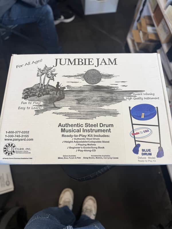 Panyard Jumbie Jam Steel Drum - Blue