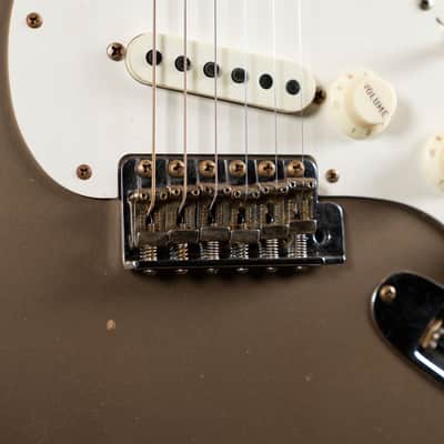 Fender Custom Shop Limited 1959 Stratocaster Relic - Shoreline Gold image 6