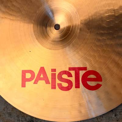RARE PAISTE 2002 HEAVY CRASH 18” SUPER CLEAN FROM 1985! 1608 g ICONIC! image 5