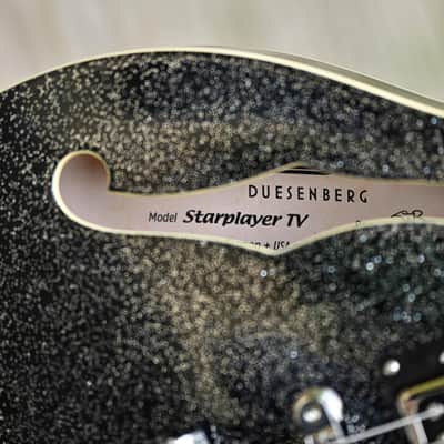 Duesenberg Starplayer TV - Black Sparkle image 6