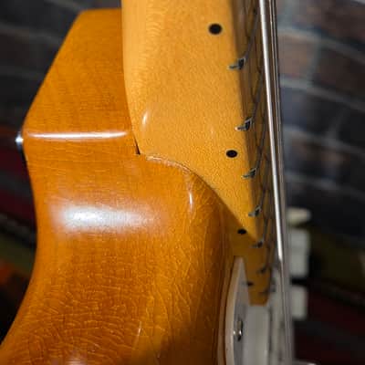 S-Style Partscaster - AllParts Neck & Amber Body, Fender Locking Tuners, Boutique Loaded Pickguard image 10