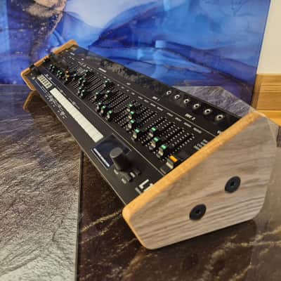 Solid Oak 30° Synth Stand for Donner L1 – Handmade by Synths and Wood UK image 10