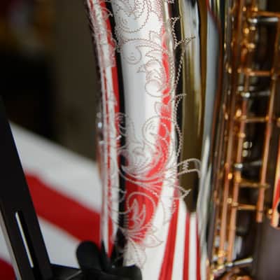 Sax Dakota SDTXG-606 2020-2024 Silver and Gold Plated, Lacquered, Black Onyx image 14