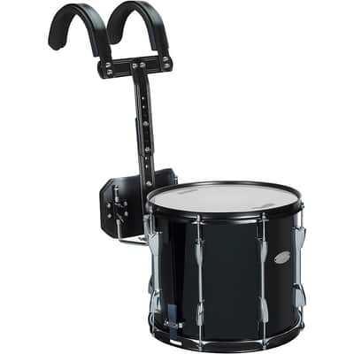 Sound Percussion Labs Marching Snare Drum with Carrier Regular 14 x 12 in. Black image 1