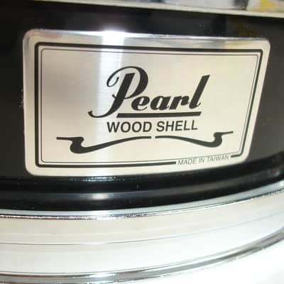Pearl Wood Shell Piccolo 13x 3.5 Snare Drum, Black image 2