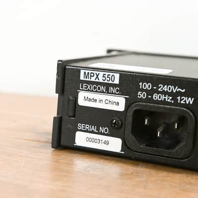 Lexicon MPX 550 Dual-Channel Effects Processor CG012DU image 12