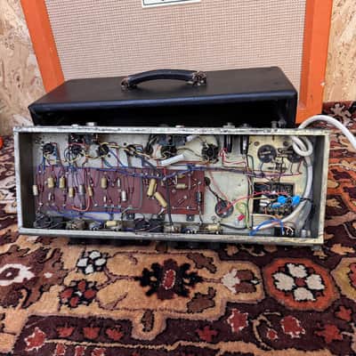 Vintage 1960s Selmer Treble N Bass 50 MKIII MK3 Valve Guitar Amplifier Mullards image 20