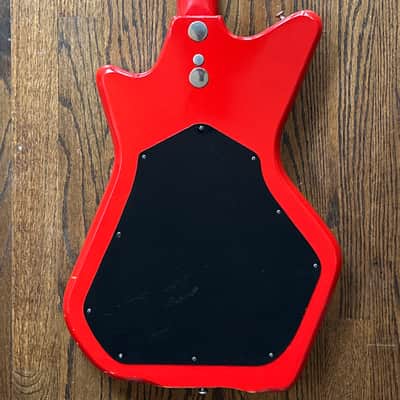 RARE! 1964 Airline “JB Hutto” Wood Body Jack White / Jetsons Guitar (Supro Valco) w/ OHSC image 11