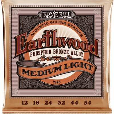 Ernie Ball Earthwood Phosophore Bronze Medium Light 12-16-24w-32-44-54 EB2146 image 1