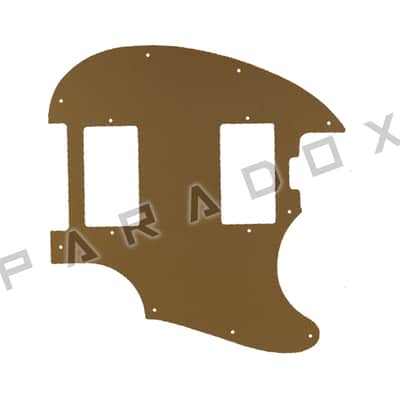Custom Pickguard For 2018 - 2024 Sterling by Music Man RS30 StingRay Guitar H-H - Gold/Clear/Gold  .090" image 1