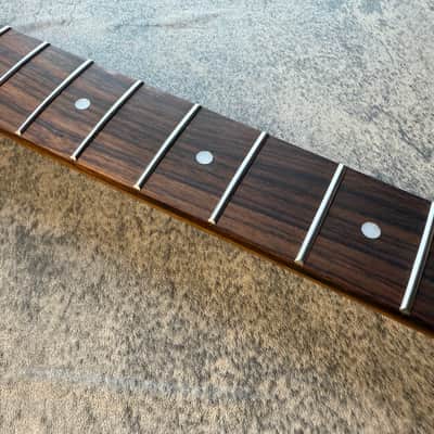 BMC Guitar 5AAAAA FLAME MAPLE Neck Strat® Stratocaster® 22 Fret Roasted With Rosewood Fingerboard Nitro Lacquer 9.5 Radius  STFRM5A #4 image 3