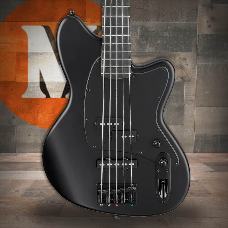 Ibanez Talman Bass Standard 5 String Electric Bass - Black Flat (TMB425BBKF) image 1