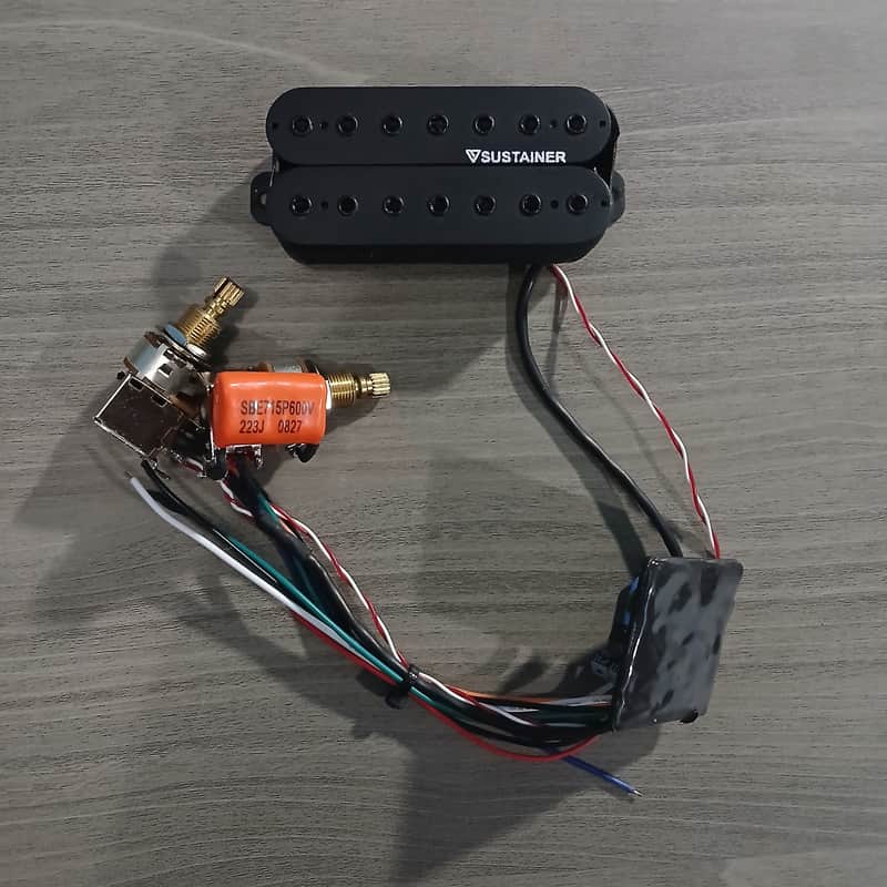 Veyz Guitar 7 String Humbucker Sustainer Pickup | Hosco Japan Push Push Version | Not Sustainiac Stealth Pro Nor Fernandes Sustainer | image 1