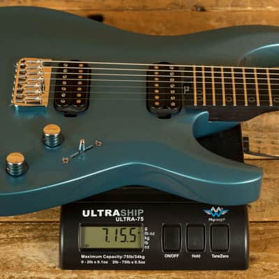 Schecter Aaron Marshall Signature AM-7 7-String - Macassar Ebony - Cobalt Slate image 8
