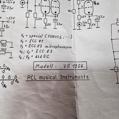 PCL Vintage Amp VA-1956, 80er´s incl. Case image 10