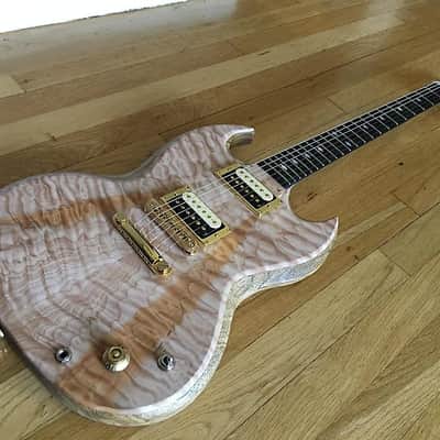the Slick-60 BD/SG Supreme Guitar By Black Diamond 25-yrs Hand Crafting guitars In America w/Quilted Maple Top & case image 1