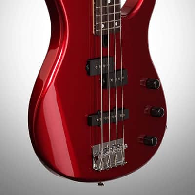 Yamaha TRBX174 RM 4-String Electric Bass Guitar Red Metallic image 5