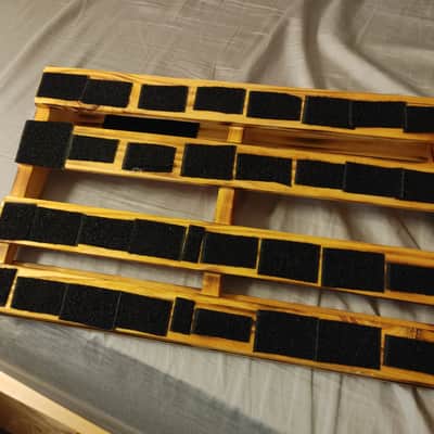 Hand-Crafted Wooden Pedalboard image 1