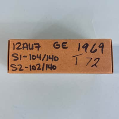 1969 General Electric 12AU7 ECC82 Vintage GE Preamp Tube! T72 image 6