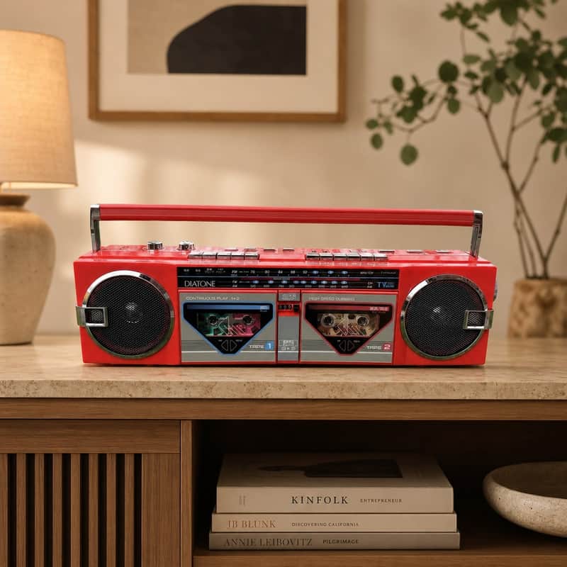DIATONE MITSUBISHI Rare Vintage Mint Boombox Getto blaster Warranty Tested image 1