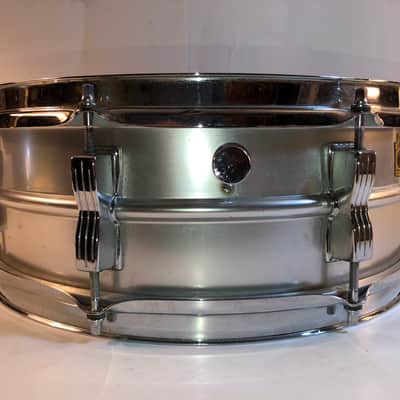 Ludwig No. 404 Acrolite 5x14" 8-Lug Aluminum Snare Drum with Keystone Badge 1960’s - Matte Aluminum Snare Drum image 5