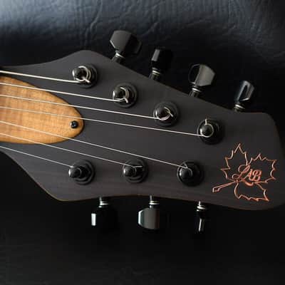 LAB Guitars Custom 7 String 2024 - Black Cherry Fade image 3