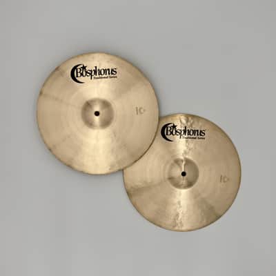 Bosphorus 14" Traditional Series Hi-Hat Cymbals image 2
